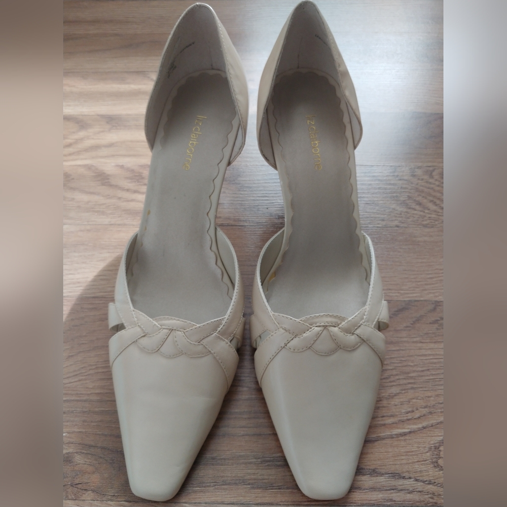 NEW Liz Claiborne Cream Dress Shoes (Wedding) Size 10